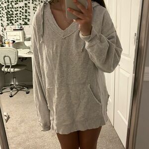 aerie grey sweatshirt